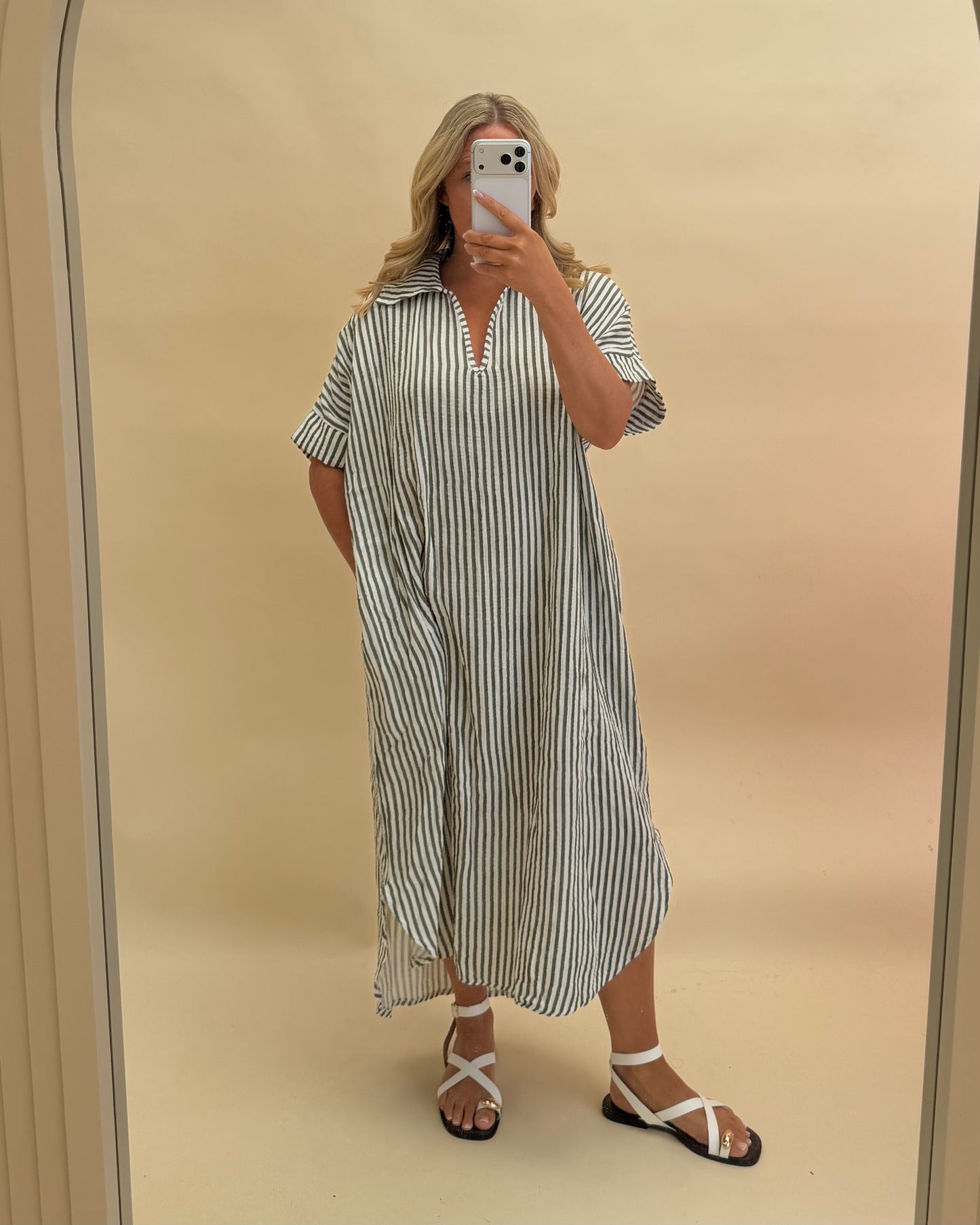 Kaftan Inspired Cotton Dress