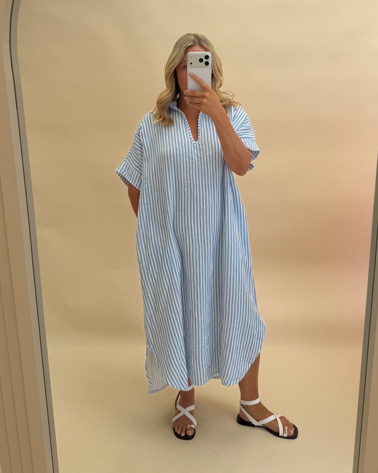 Kaftan Inspired Cotton Dress