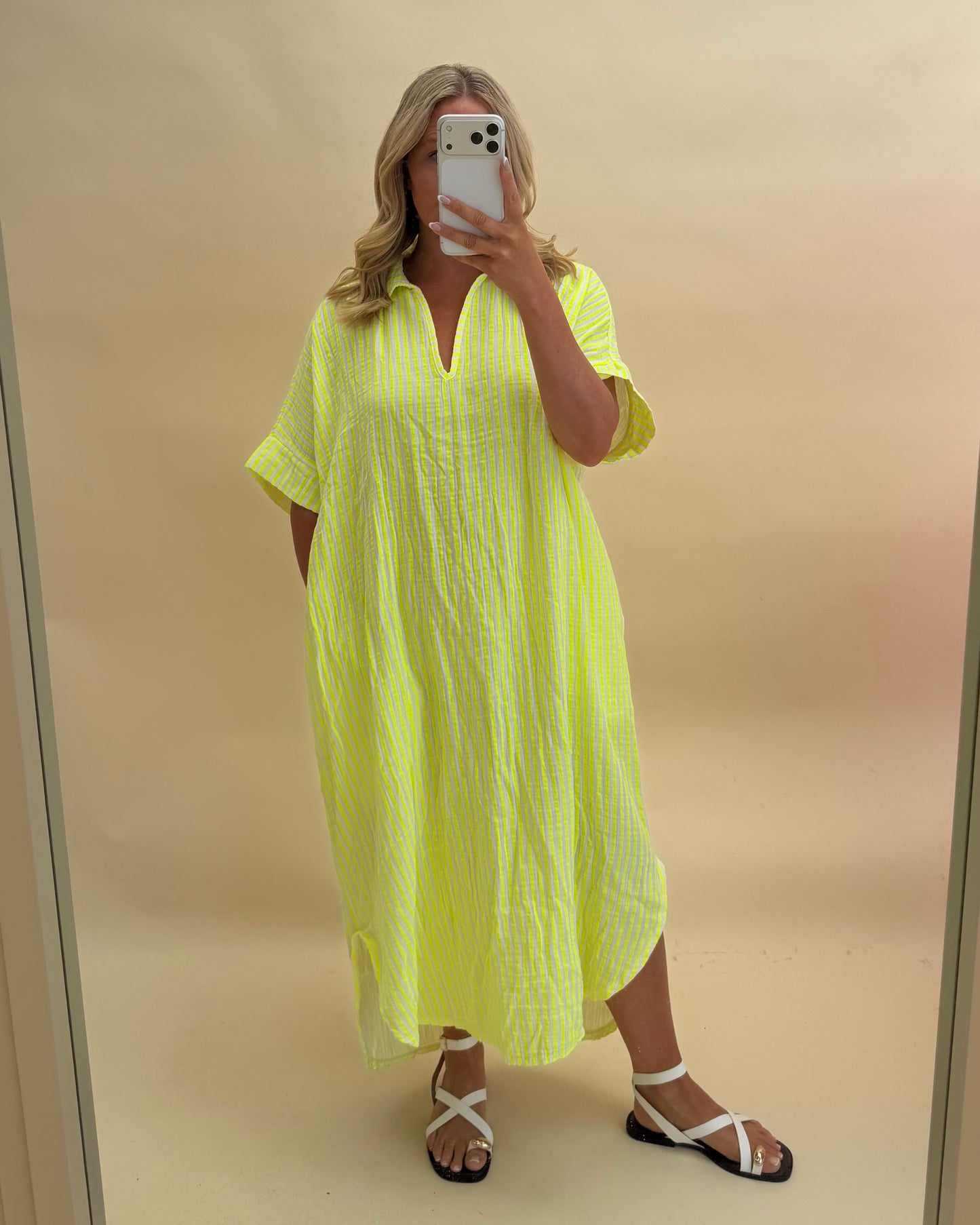Kaftan Inspired Cotton Dress