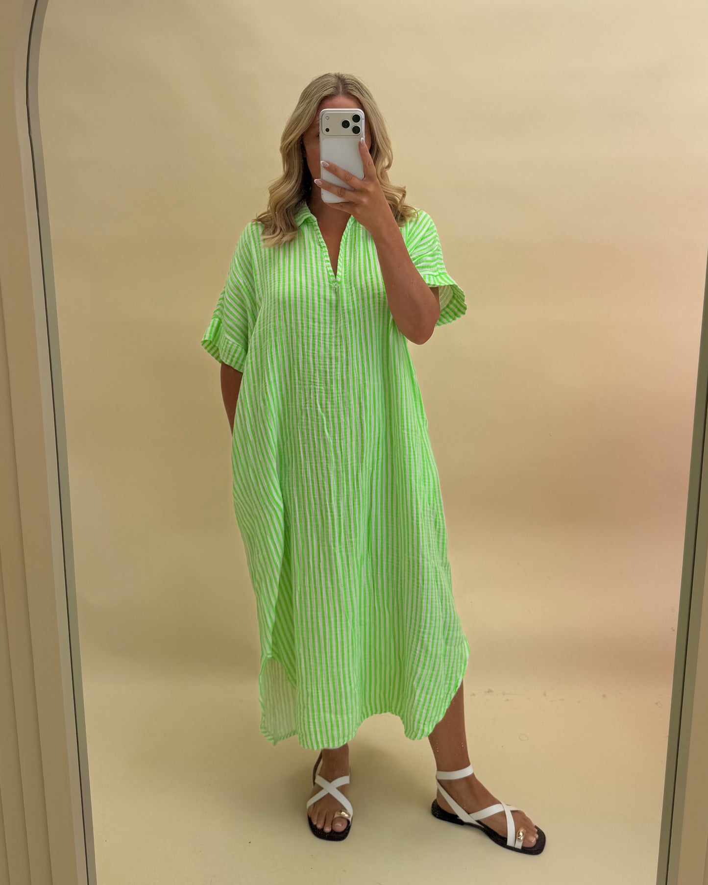Kaftan Inspired Cotton Dress