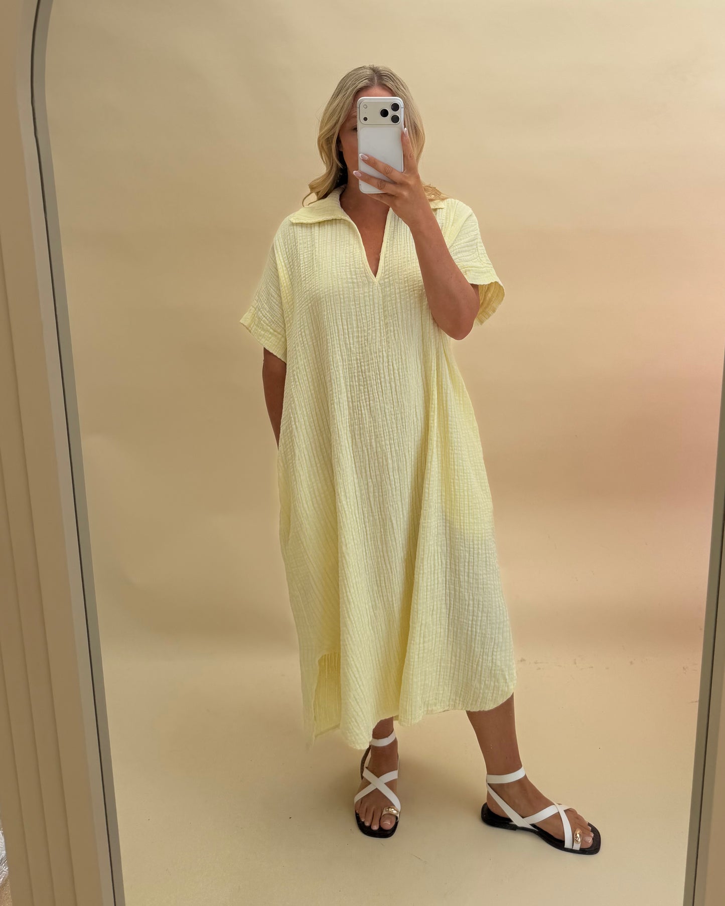 Kaftan Inspired Cotton Dress