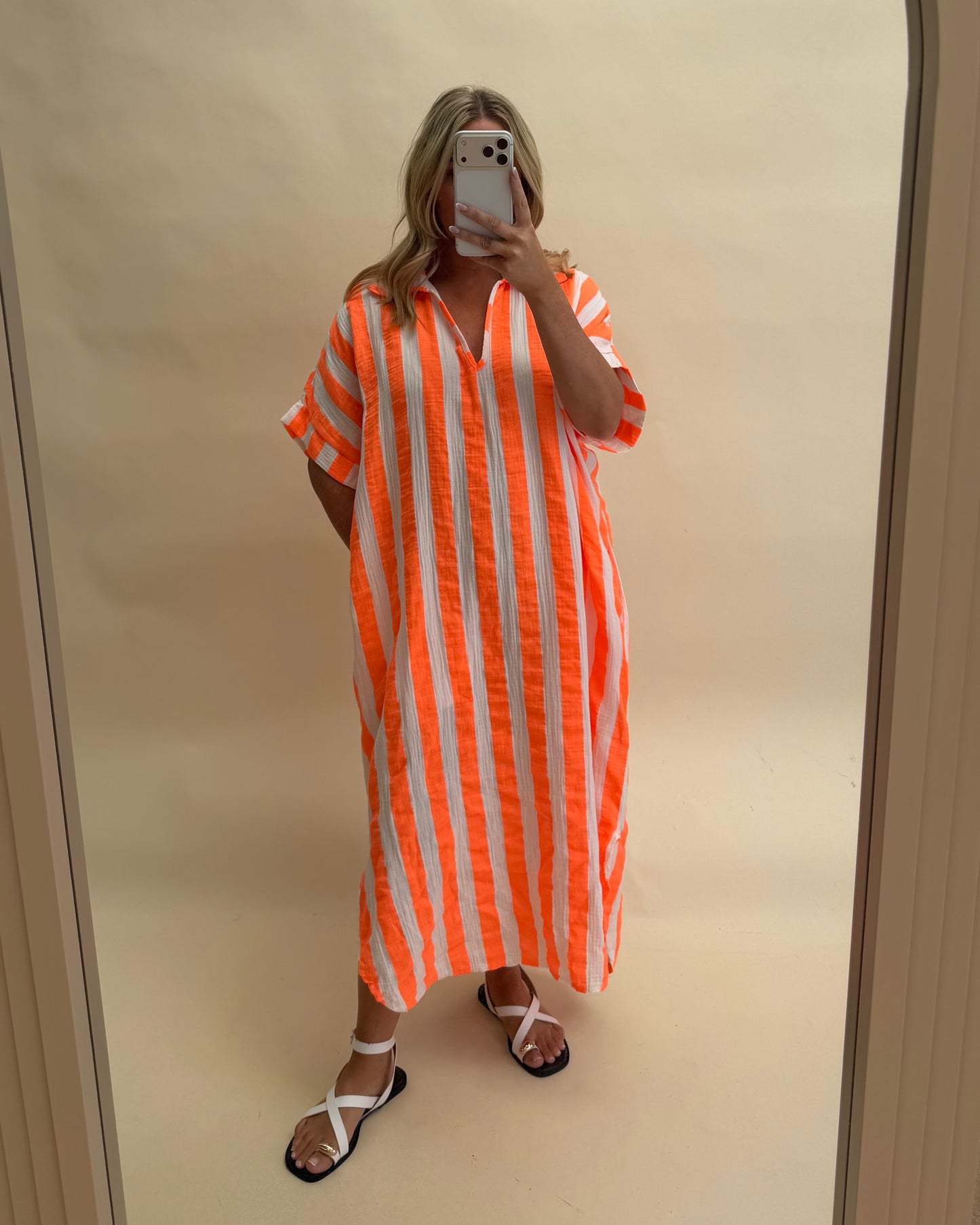 Kaftan Inspired Cotton Dress