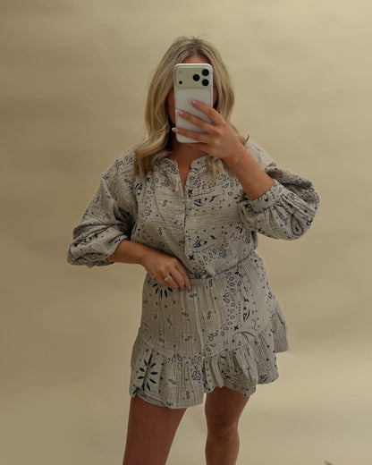 BANDANA SHORT CO-ORD