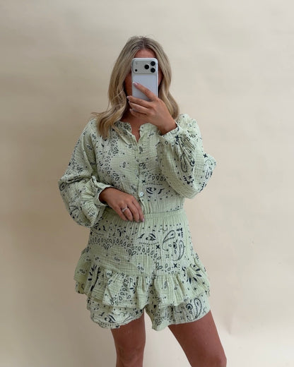 BANDANA SHORT CO-ORD