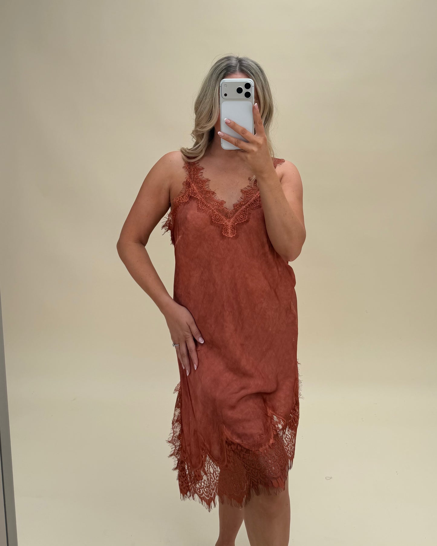 MINI LUXE LACE DRESS