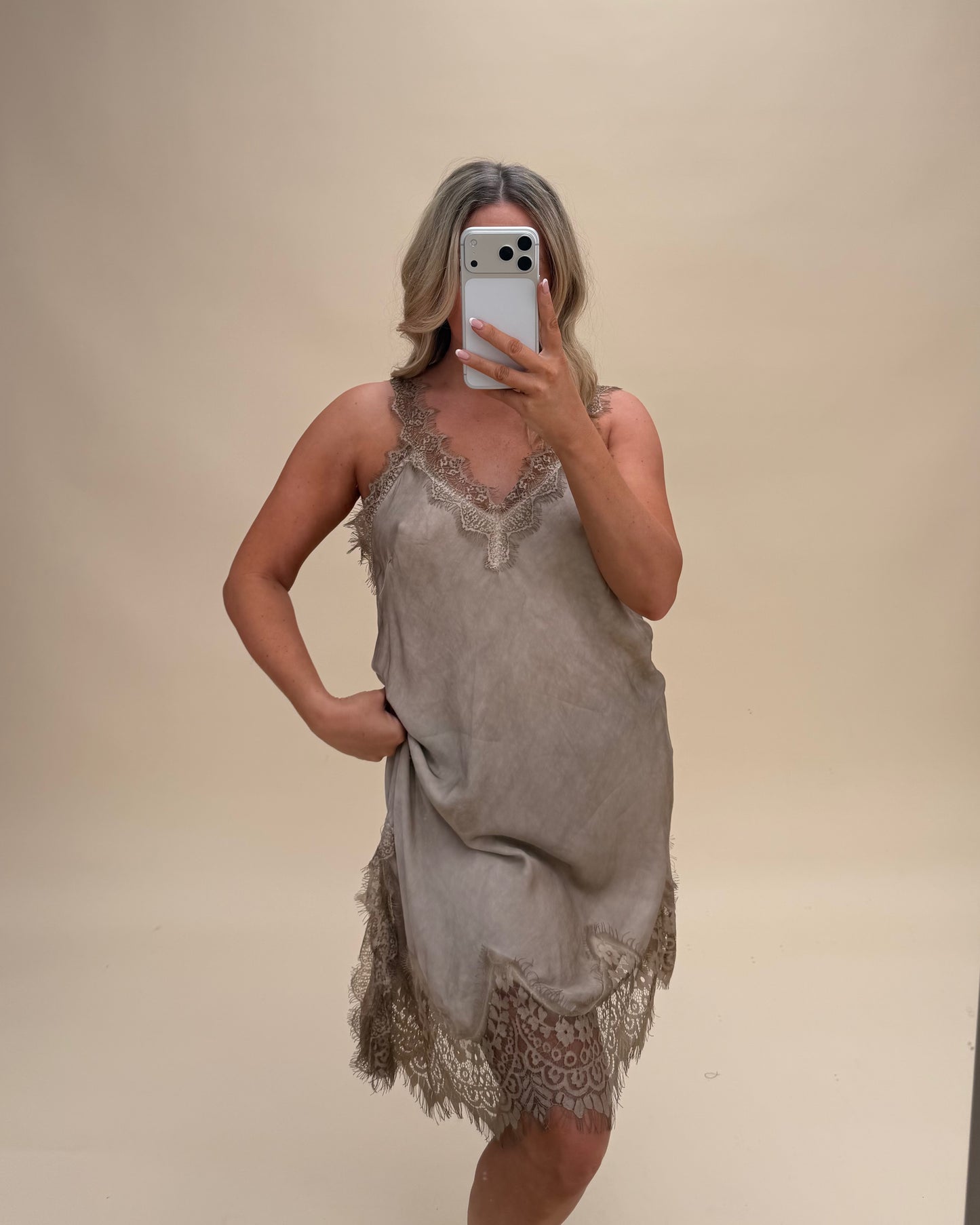 MINI LUXE LACE DRESS