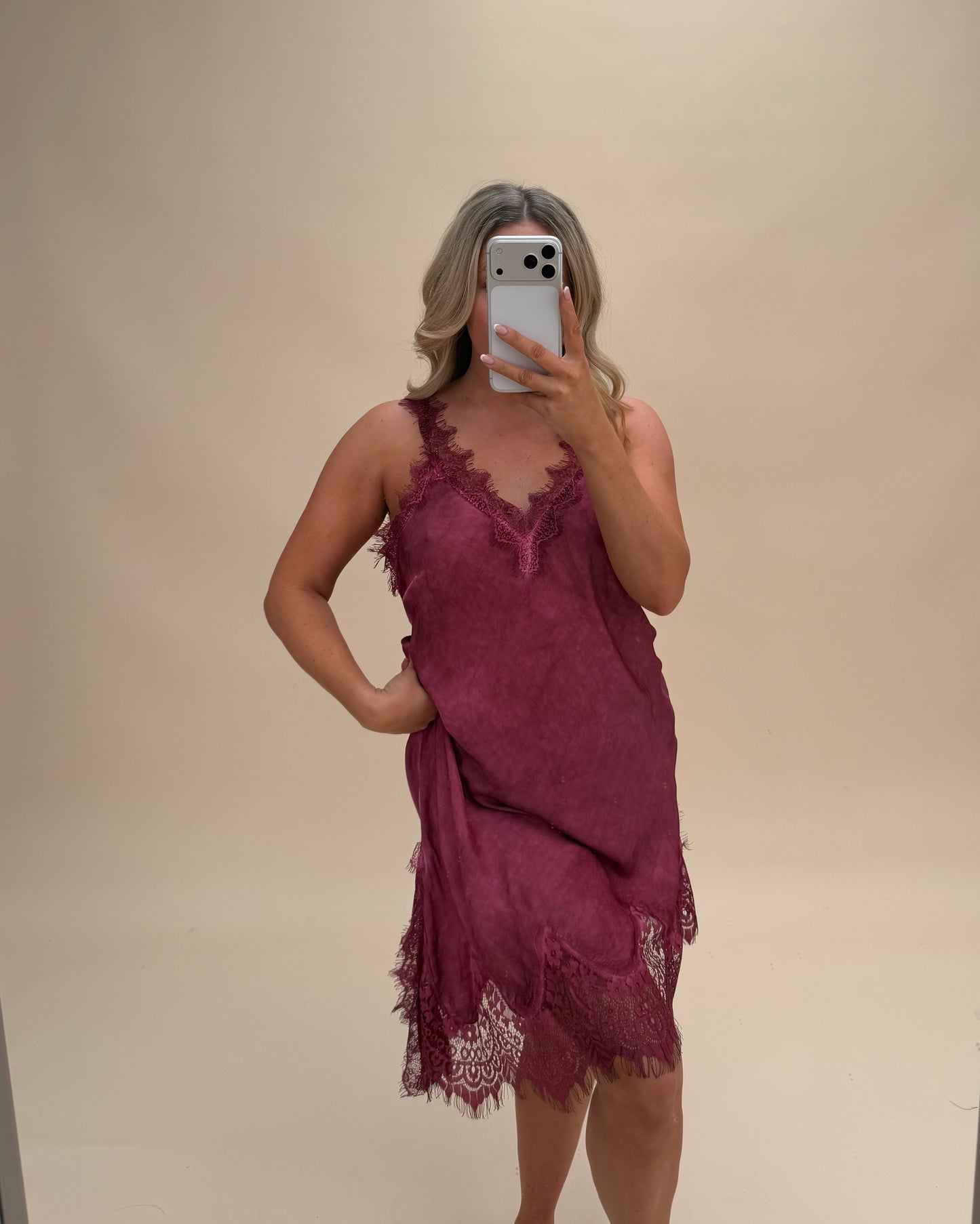 MINI LUXE LACE DRESS