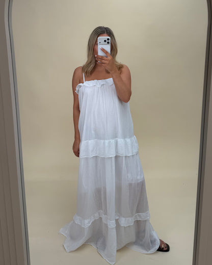 COTTON MAXI DRESS