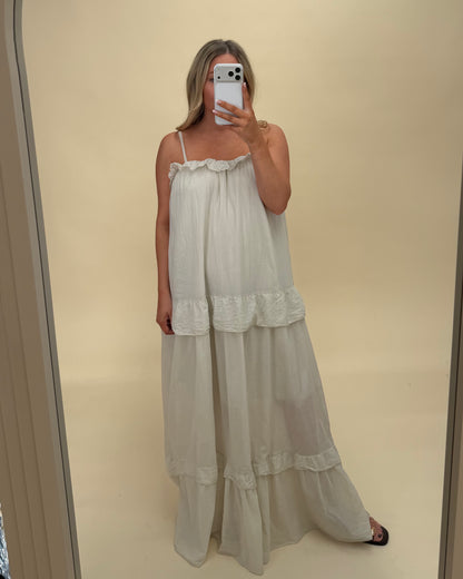 COTTON MAXI DRESS