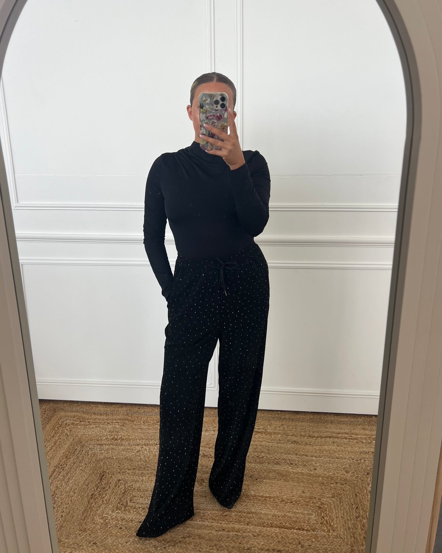 RHINESTONE CRYSTAL TROUSER