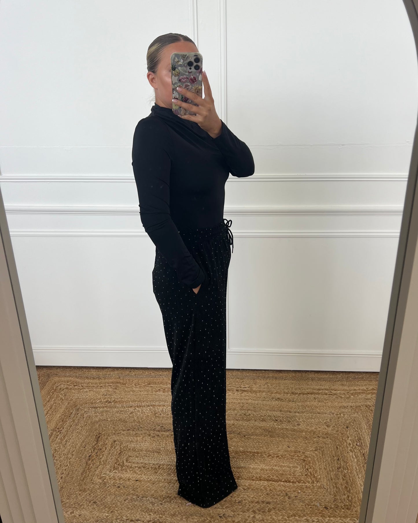 RHINESTONE CRYSTAL TROUSER