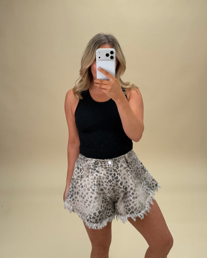 LEOPARD SHORTS