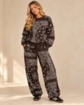Marnie Bandana Print Barrel Leg Tracksuit Set