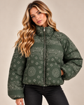 Billie Bandana Print Puffer Jacket