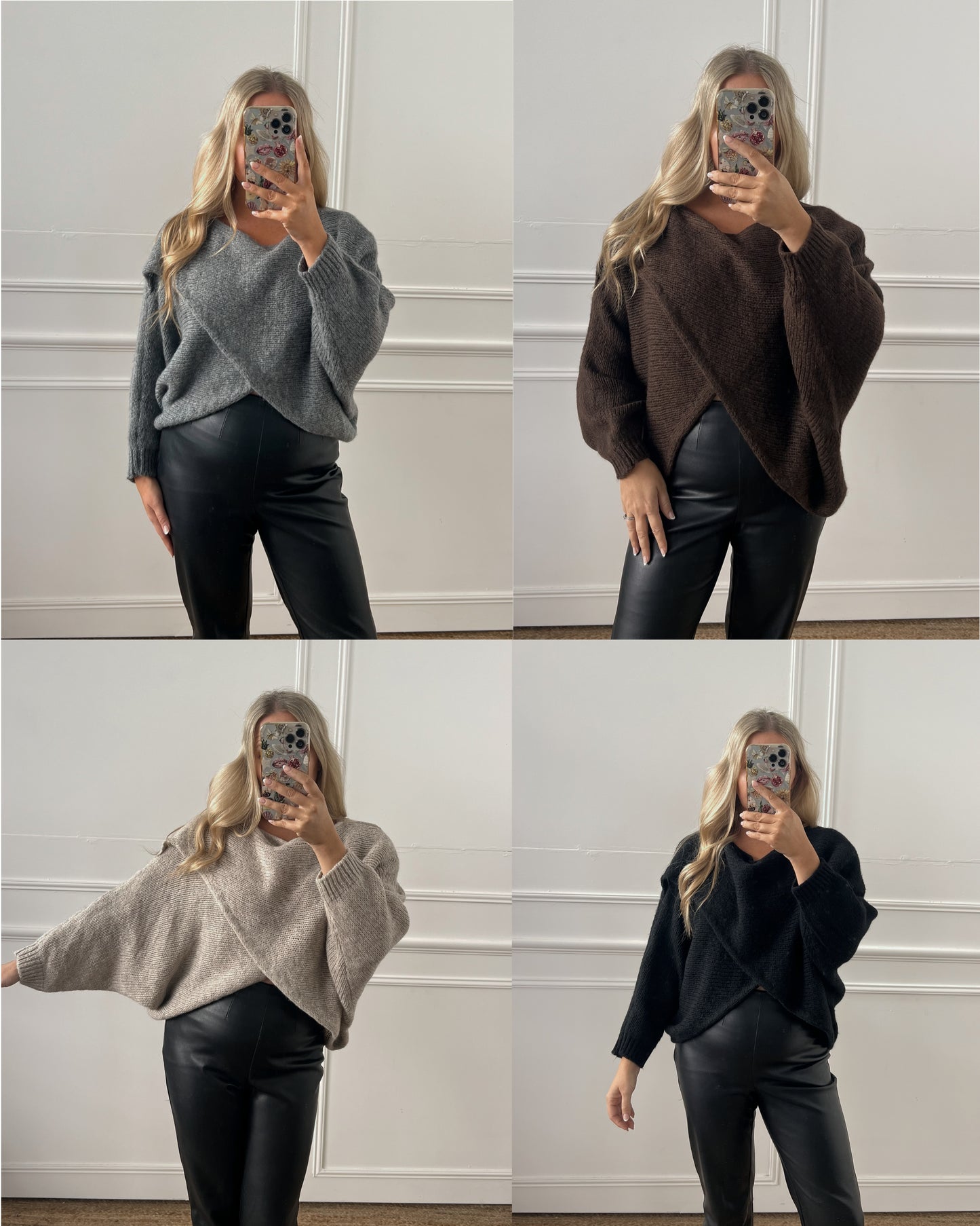 CROSSOVER WOOL BLEND JUMPER