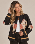 Horse Print Statement Jacket