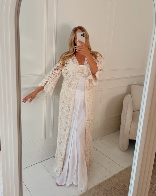 BOHO CROCHET KIMONO