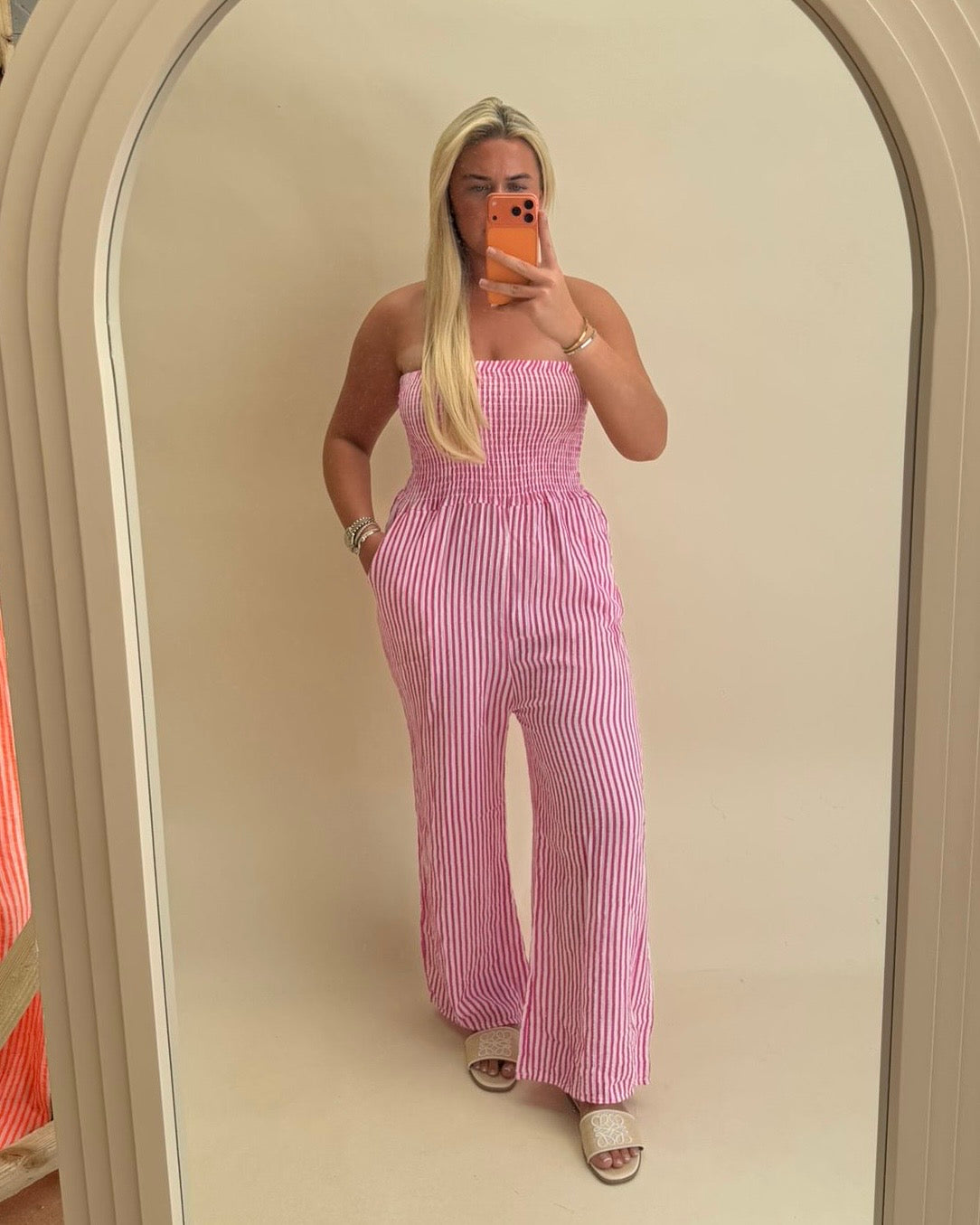 BANDEAU JUMPSUIT 100% COTTON