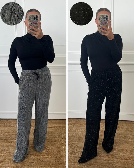 RHINESTONE CRYSTAL TROUSER
